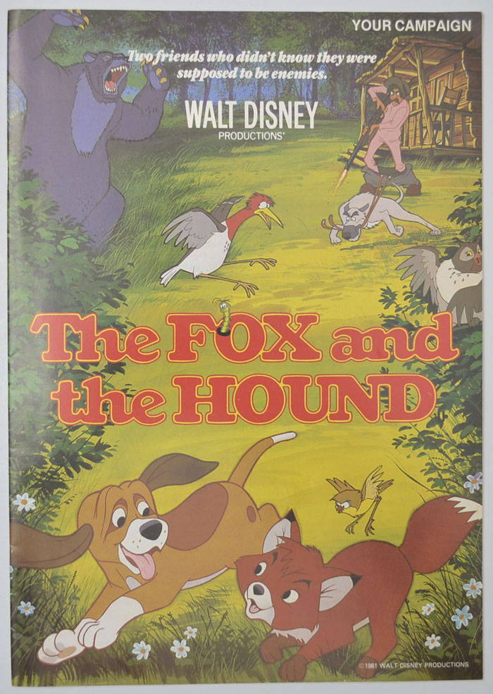 Fox And The Hound (The)  <p><i> Original 20 Page Cinema Exhibitors Campaign Pressbook  </i></p>