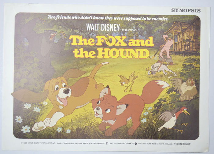 Fox And The Hound (The) <p><i> Original Cinema Exhibitor's Press Synopsis / Credits Booklet </i></p>