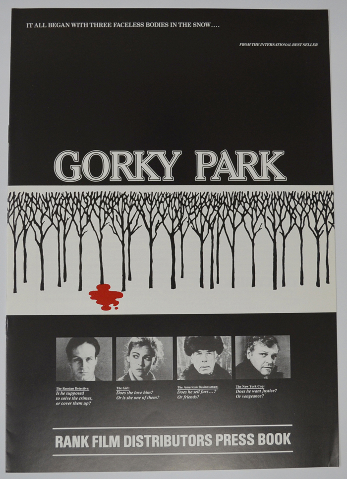 Gorky Park <p><i> Original 8 Page Cinema Exhibitors Campaign Pressbook </i></p>