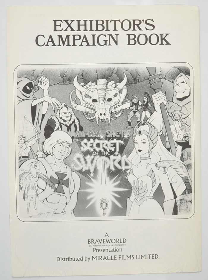 He-Man She-Ra : The Secret Of The Sword <p><i> Original 8 Page Cinema Exhibitors Campaign Pressbook </i></p>