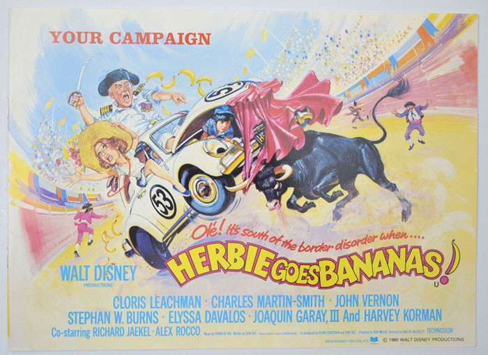 Herbie Goes Bananas <p><i> Original 20 Page Cinema Exhibitors Campaign Pressbook  </i></p>