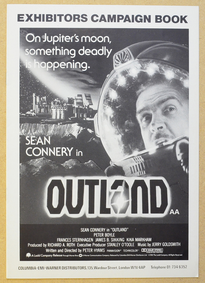 Outland <p><i> Original 12 Page Cinema Exhibitors Campaign Pressbook </i></p>