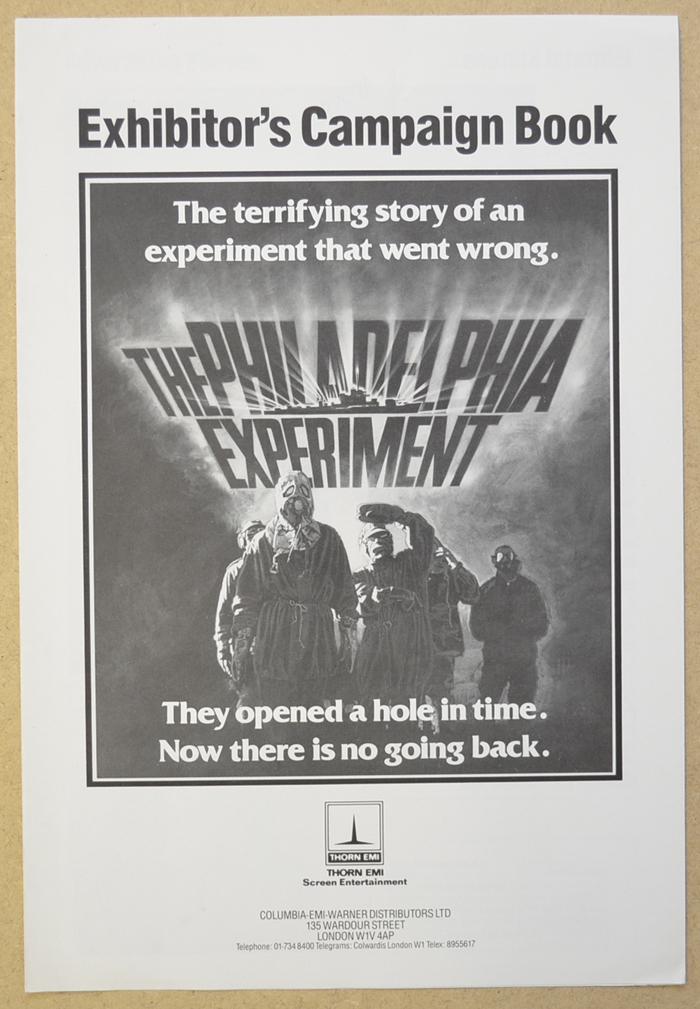Philadelphia Experiment (The) <p><i> Original 4 Page Cinema Exhibitors Campaign Pressbook </i></p>