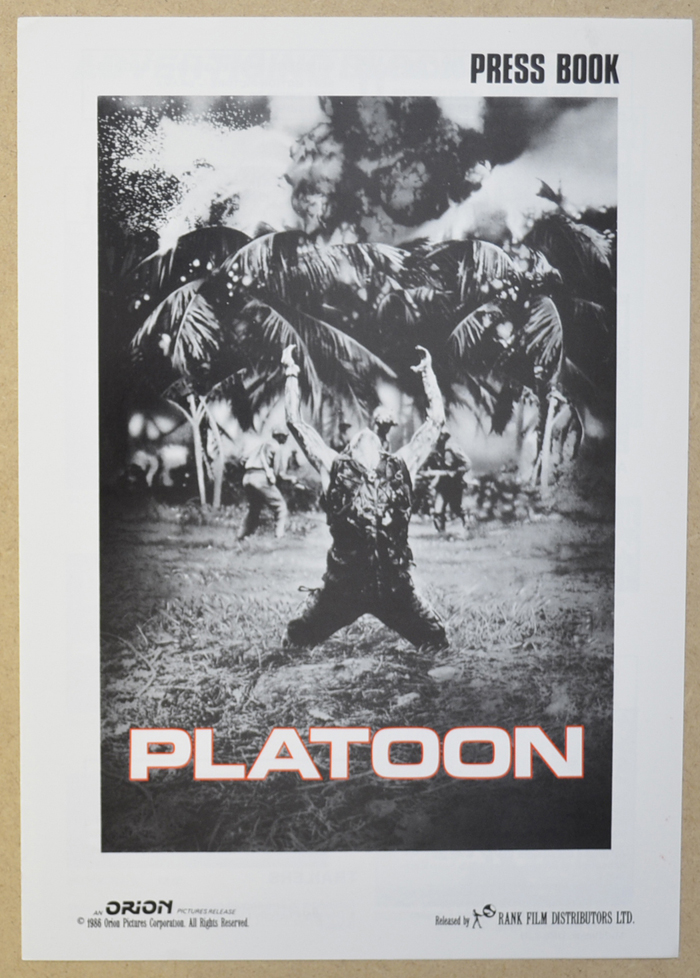 Platoon <p><i> Original 4 Page Cinema Exhibitors Campaign Pressbook </i></p>