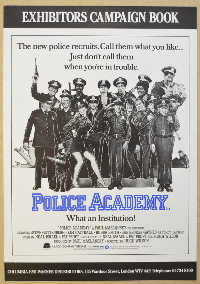 Police Academy <p><i> Original 6 Page Cinema Exhibitors Campaign Pressbook </i></p>