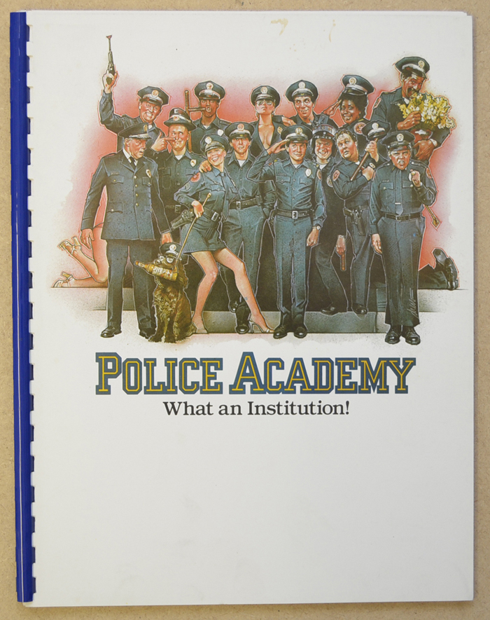 Police Academy <p><i> Original 35 Page Production Information Document </i></p>