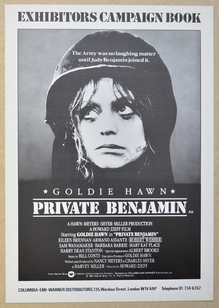 Private Benjamin <p><i> Original 4 Page Cinema Exhibitors Campaign Pressbook </i></p>