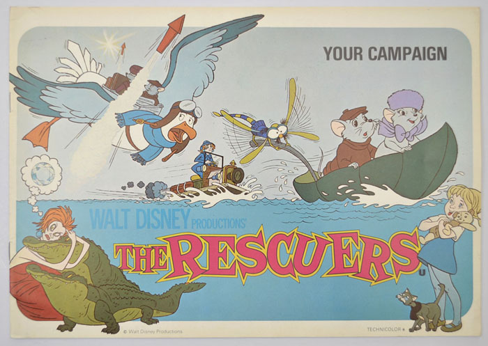 Rescuers (The) <p><i> Original 22 Page Cinema Exhibitors Campaign Pressbook </i></p>