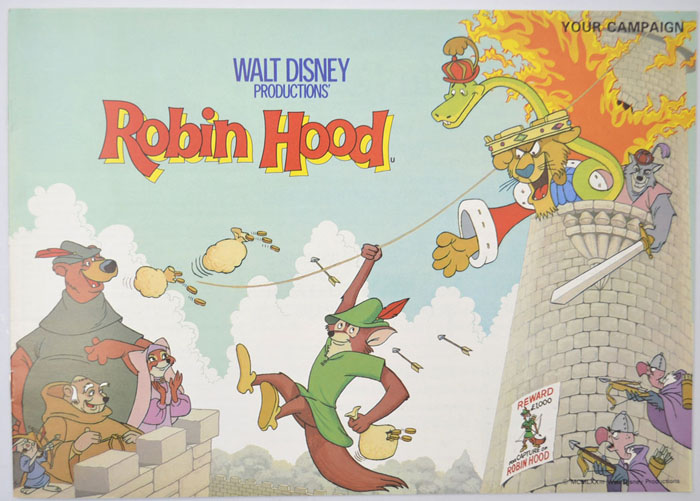 Robin Hood (1983 re-release) <p><i> Original 12 Page Cinema Exhibitors Campaign Pressbook </i></p>