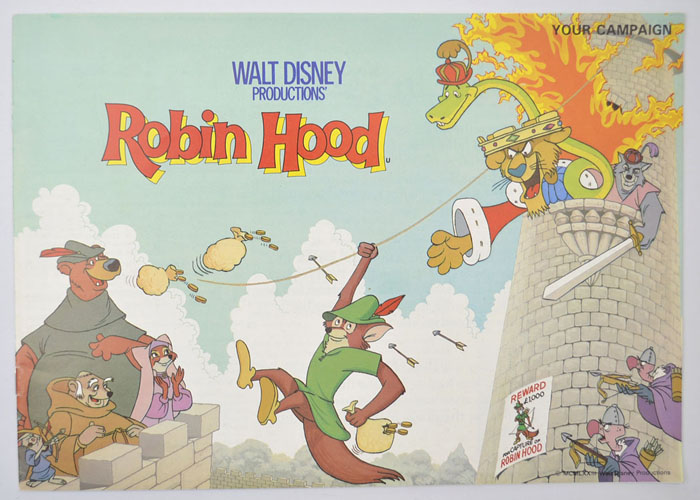 Robin Hood (1983 re-release) <p><i> Original 12 Page Cinema Exhibitors Campaign Pressbook </i></p>