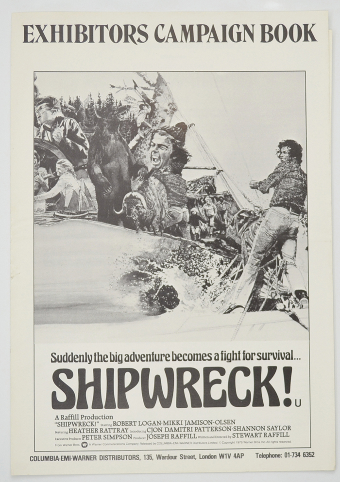 Shipwreck ! <p><i> Original 6 Page Cinema Exhibitors Campaign Pressbook </i></p>