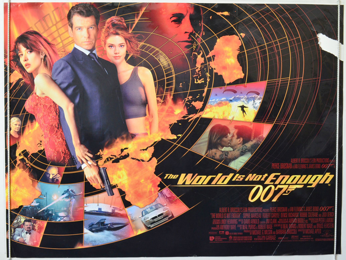 A4 James Bond 007 The World is Not Enough Vintage Movie Poster A1 A2 A3 