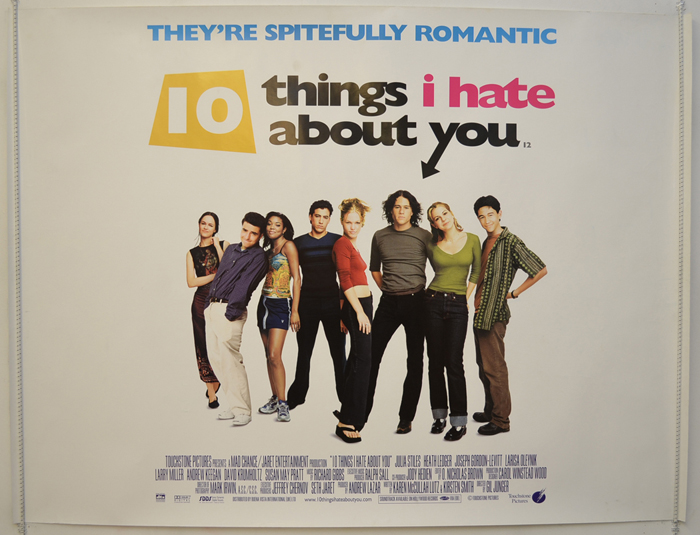 10 Things I Hate About You - Original Movie Poster
