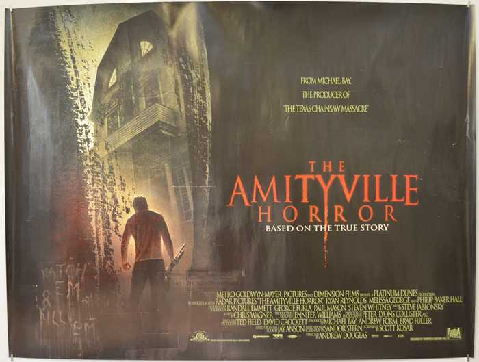 The Amityville Horror 2005 double-sided rolled original movie poster 