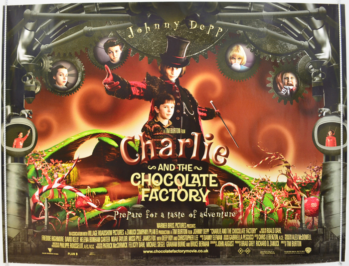 Charlie And The Chocolate Factory - Original Cinema Movie Poster ...