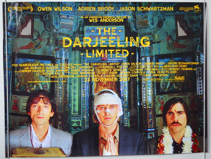 The Darjeeling Limited Original Movie Poster 27X40 DS 2007 U.S.
