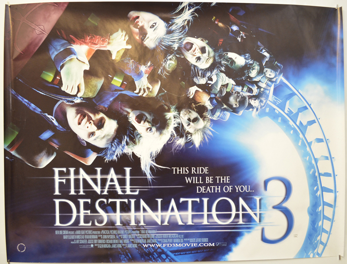 Final Destination 3 Promotional Movie Poster 