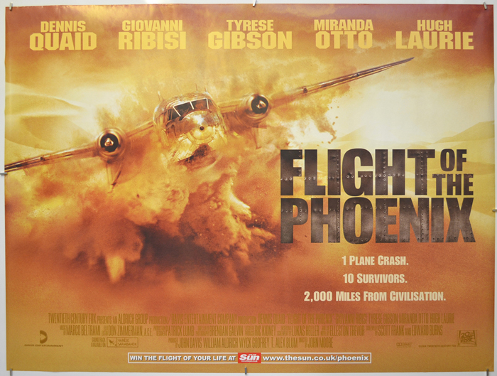 Flight Of The Phoenix - Original Cinema Movie Poster From pastposters.com  British Quad Posters and US 1-Sheet Posters