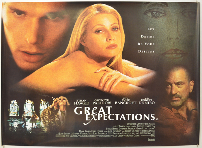 SLIDING DOORS & GREAT EXPECTATIONS MOVIE POSTER GWENETH PALTROW ORIGINALS !! 