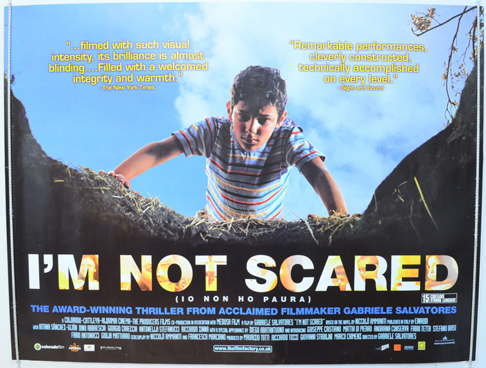 Image result for i'm not scared movie poster