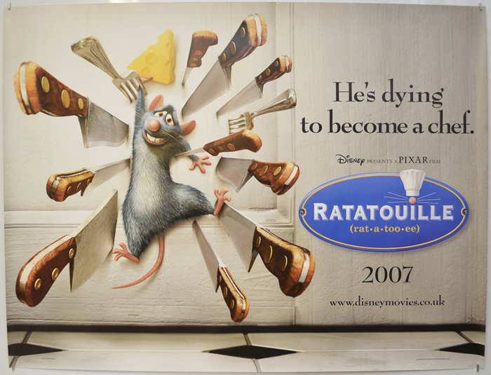 Ratatouille Intl  Double Sided Orig Movie Poster 27x40 