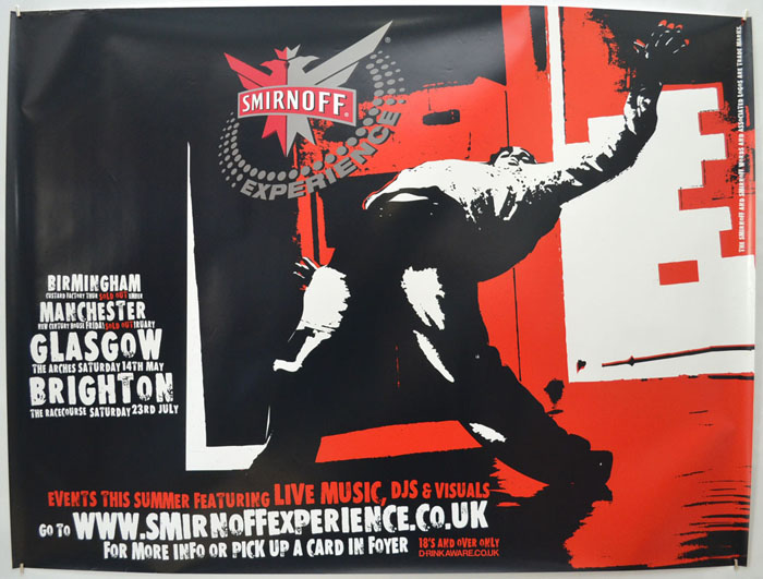 Smirnoff Experience <p><i> (Cinema Advertising Poster) </i></p>