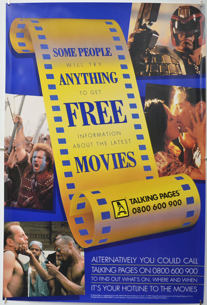 Talking Pages <p><i> (1995 Cinema Advertising Poster Version 2) </i></p>