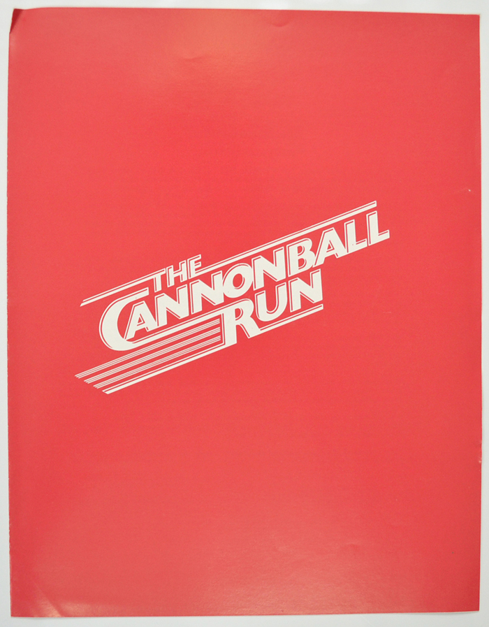 Cannonball Run (The) <p><i> Original Cinema Exhibitor's Press Synopsis / Credits Booklet </i></p>