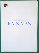 Rain Man - Production Info