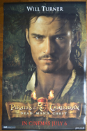 PIRATES OF THE CARIBBEAN - DEAD MAN’S CHEST Cinema BANNER –  Will Turner Banner
