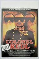 Colonel Redl <p><i> (Original Belgian Movie Poster) </i></p>