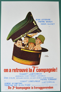 On a retrouvé la 7ème compagnie ! <p><i> (Original Belgian Movie Poster) </i></p>