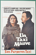 Un Taxi Mauve <p><i> (Original Belgian Movie Poster) </i></p>