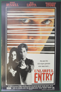 Unlawful Entry <p><i> (Original Belgian Movie Poster) </i></p>