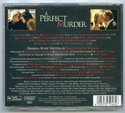 A PERFECT MURDER Original CD Soundtrack (back)