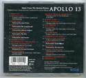 APOLLO 13 Original CD Soundtrack (back)