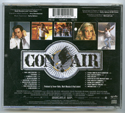 CON AIR Original CD Soundtrack (back)