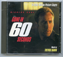 GONE IN 60 SECONDS - THE SCORE Original CD Soundtrack (front)