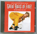GREAT BALLS OF FIRE Original CD Soundtrack (front)