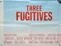 THREE FUGITIVES (Bottom Left) Cinema Quad Movie Poster