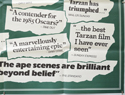 GREYSTOKE : THE LEGEND OF TARZAN (Bottom Right) Cinema Quad Movie Poster