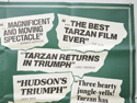 GREYSTOKE : THE LEGEND OF TARZAN (Top Right) Cinema Quad Movie Poster