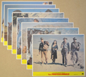 THE PROFESSIONALS Cinema Set of Colour FOH Stills / Lobby Cards