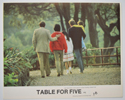 TABLE FOR FIVE (Card 7) Cinema Set of Colour FOH Stills / Lobby Cards