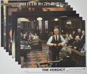 THE VERDICT (Full View) Cinema Set of Colour FOH Stills / Lobby Cards 