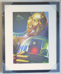 R2D2 AND C3PO -  STAR WARS : FRAMED ABSTRACT ART - Liam Brazier