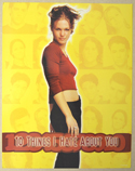 10 THINGS I HATE ABOUT YOU (Card 5) Cinema Lobby Card Set