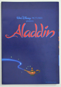 ALADDIN – Synopsis / Credits Booklet – Front 