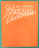 VICTOR VICTORIA – Synopsis / Credits Booklet – Front 