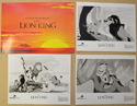 THE LION KING Original Cinema Press Kit